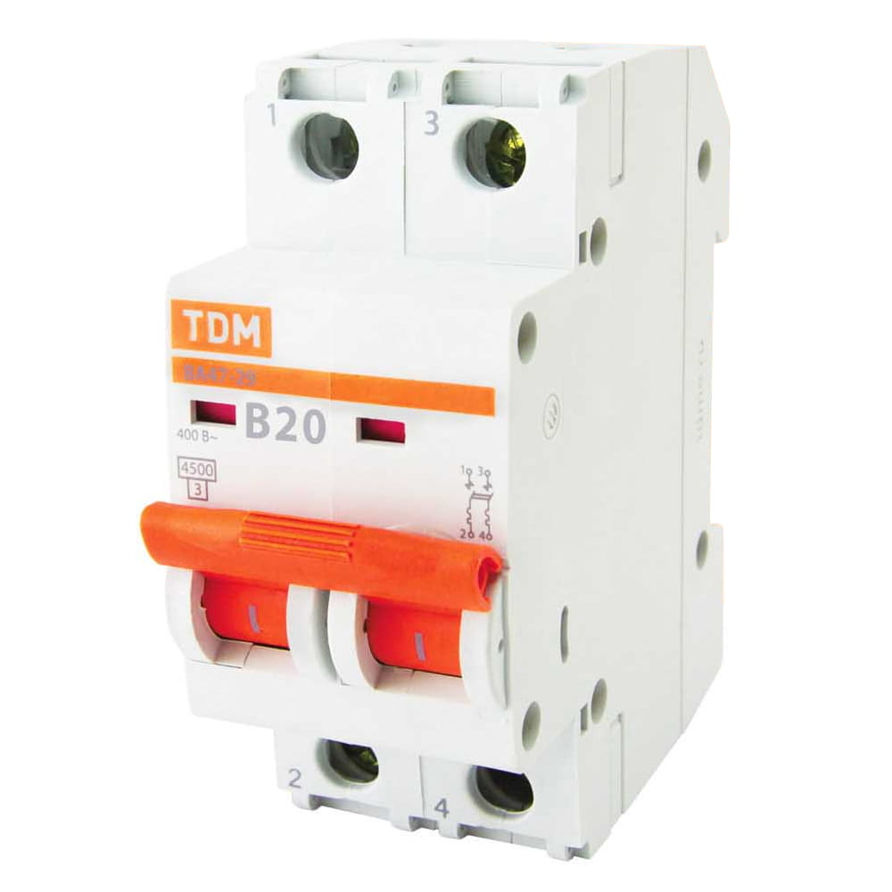 Автоматический выключатель ВА47-29 TDM SQ0206-0027