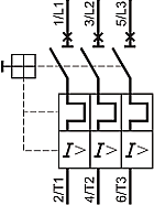 Принципиальная схема автоматического выключателя серии GV2ME