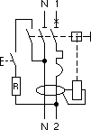 Схема дифференциального автомата