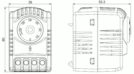 Размеры гигростата MTM-610