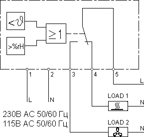 Схема подключения FLZ 610