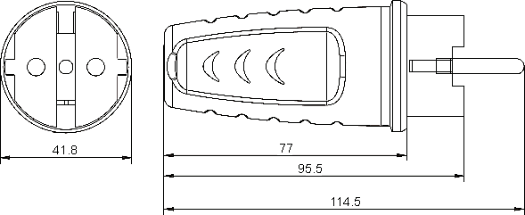 Размеры каучуковой вилки