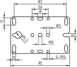 Установочные размеры электромагнитного пускателя 3SCJ9K