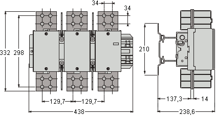 Dimension of LC1F2100M7