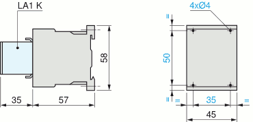 Габаритные размеры LC1K0910B7