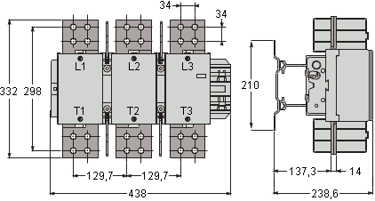 Sizes of LC1F1700