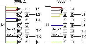 Схема подключения трехфазного осевого вентилятора YWF.A6T-710S7DI-S00