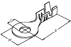 Наконечник кольцевой неизолированный М5