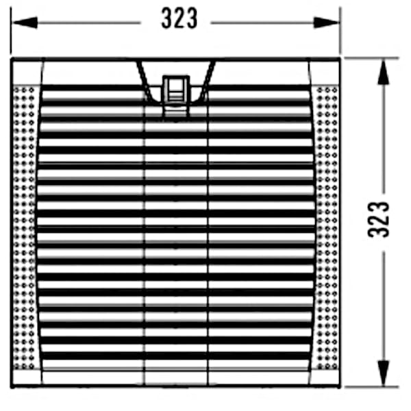 Размеры вентилятора STF3244.230
