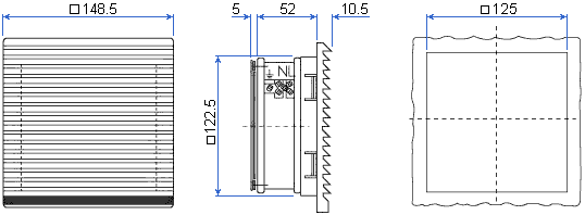 Размеры фильтра STFG149