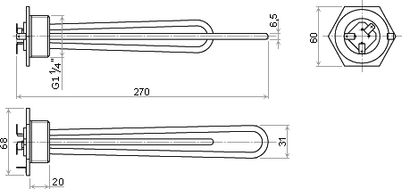 блочный нагреватель ТЭНБ