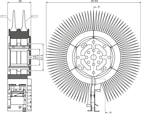 круглый миканитовый нагреватель