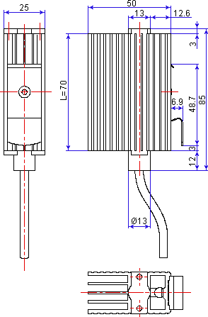 Heater NSYCR10WU dimensions