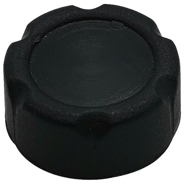 Plastic knob D40 black