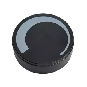 Black plastic knob BOT0108 with no marking