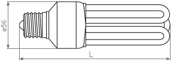размеры ионизирующей лампы в корпусе 3U