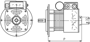 двигатель серии 110 компактного исполнения со ступицей