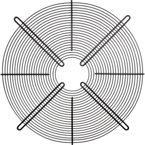 Решетка d500 плоская