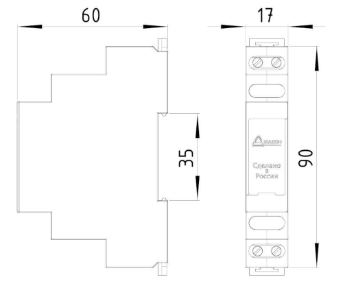 Размеры УЗП24А