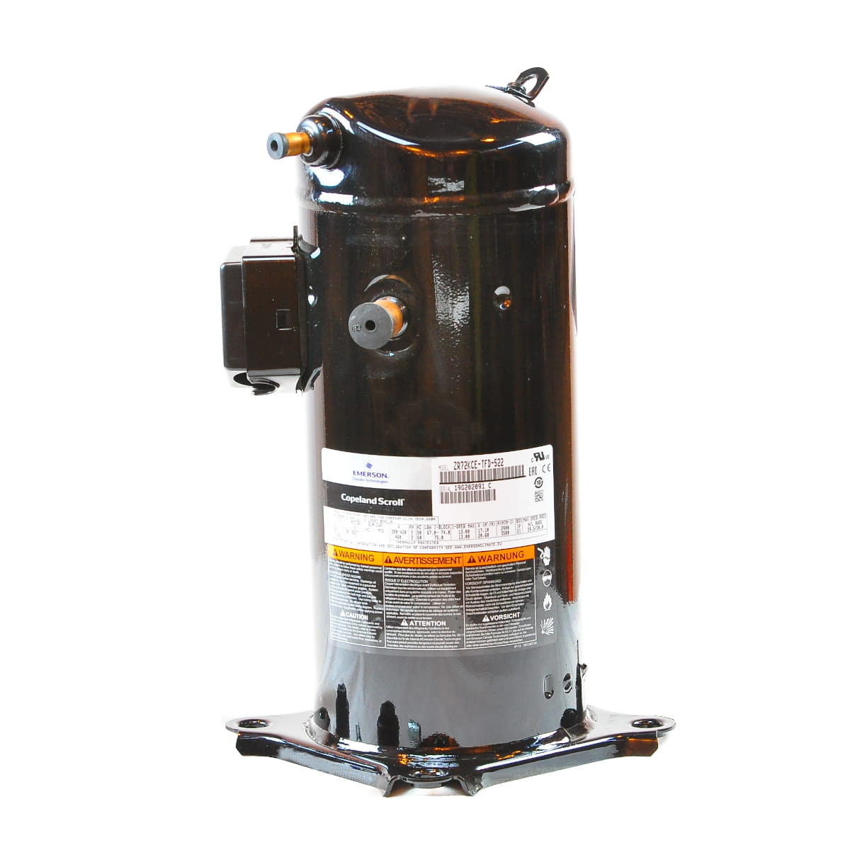 ZR72KCETFD522 Scroll compressor Copeland