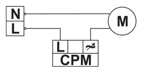 Электрическая схема подключения регуляторов CPM 500W/M мини
