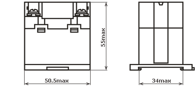 JQX-76F-B размеры реле