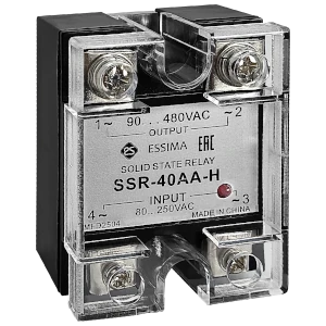 Твердотельное реле SSR-40АA-H черное