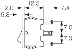 single pole H8600 dimensions