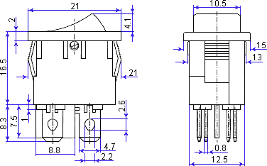  Switch SR21N dimensions
