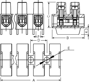 клеммная колодка DG10HS-4.3