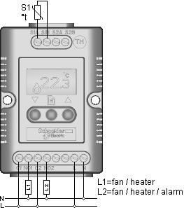 использование гигростата NSYCCOHY230VID