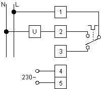 Thermostat1T.51.8.230 electrical circuit