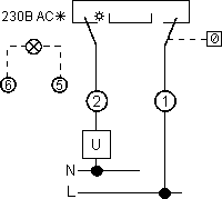 Thermostat 1T.01.2 electrical circuit