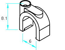HDS-6 bracket dimensions