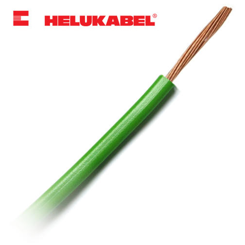 Монтажный провод (H)07 V-K 1.5мм² 29139 зеленый