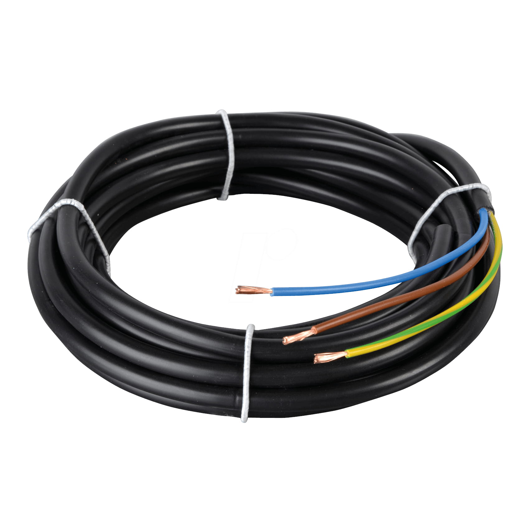 29452 Flexible control cable H05VV-F 3G0.75mm² black Helukabel